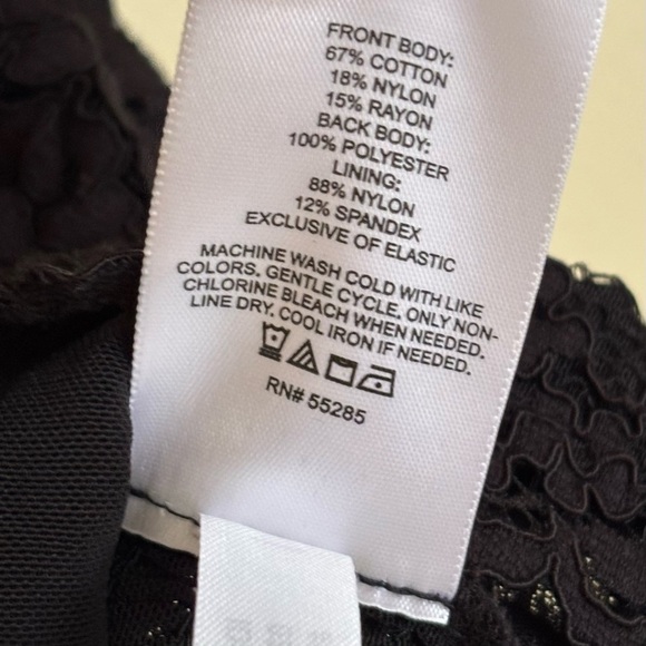 Express| Feminine Black Lace Bralette Cami Top Sz M - Picture 4 of 4